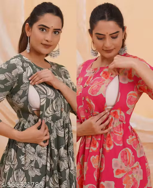 Stylish Elegant Women Maternity Dresses Combo