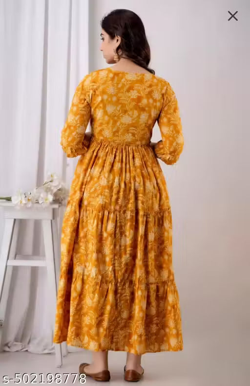 Women's maternity kurta\zip gowen