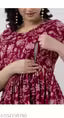 Women's maternity kurta\zip gowen