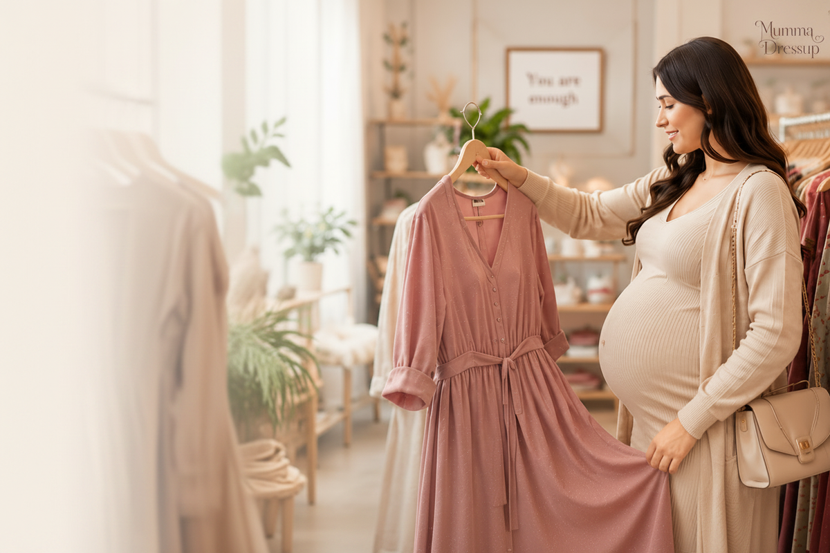 Mumma Dressup – Image with Text Section