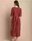 fancy maroon maternity gown
