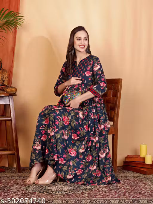 Maternity Gown for Comforting & Style